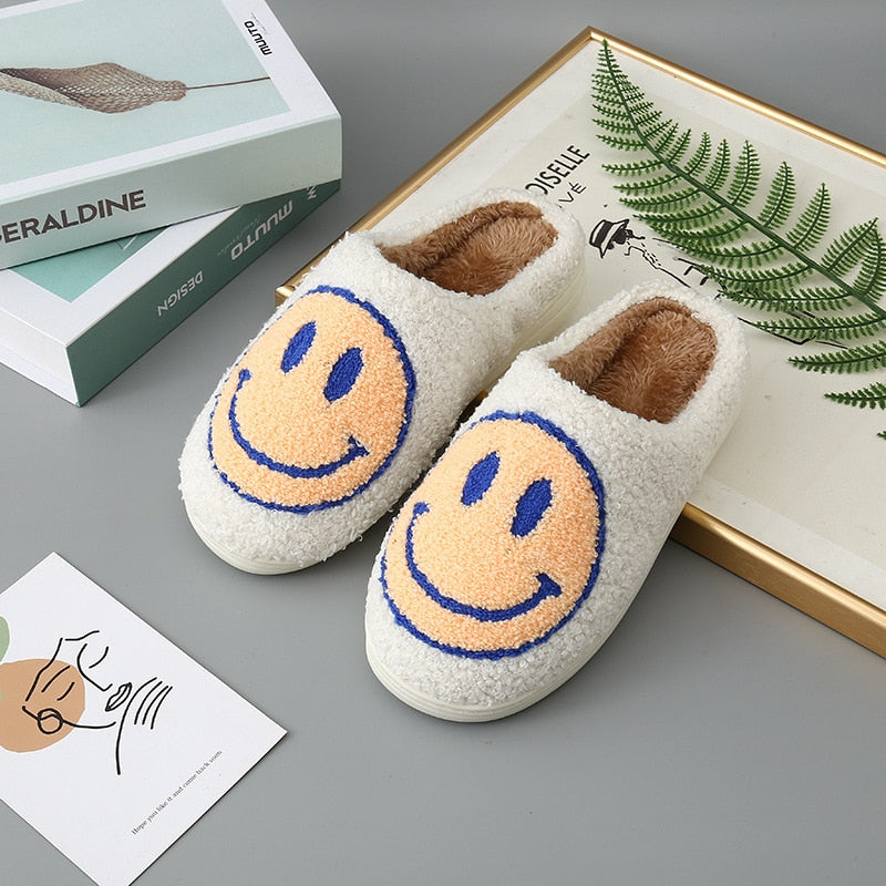 Bright Smiley Face Slipper