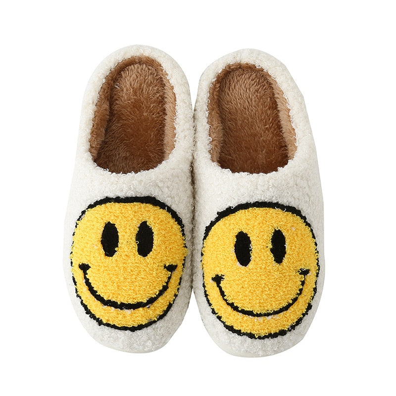 Bright Smiley Face Slipper