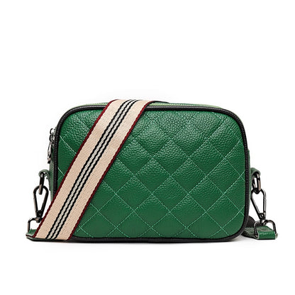 The Lux Quilted Crossover Green