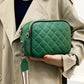 The Lux Quilted Crossover Green